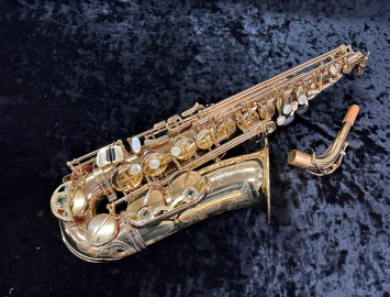 Photo Very Pretty! Selmer Paris Series II Alto Saxophone in Gold Lacquer, Serial #485425